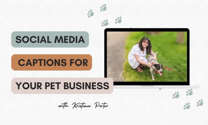 Gig Preview - Create engaging social media captions for your pet blog