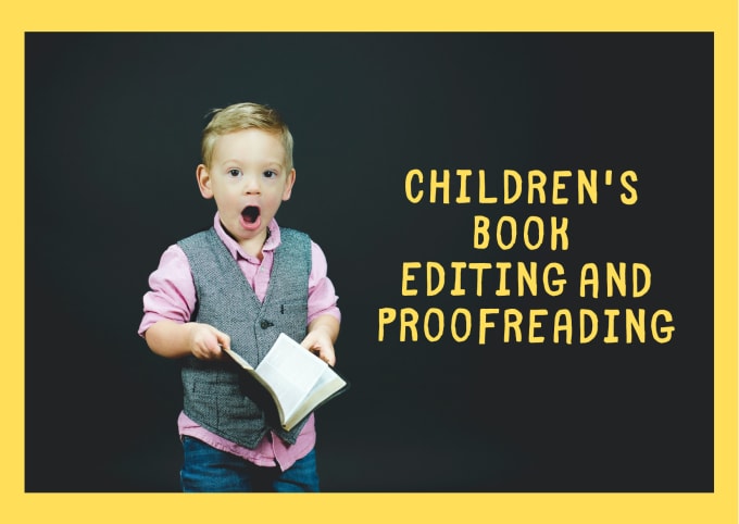 Gig Preview - Edit and proofread your book for children