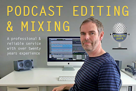 Gig Preview - Edit and mix your podcast audio in 24hrs