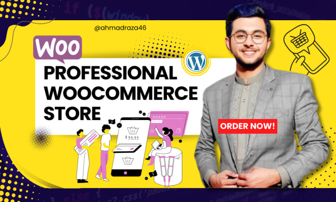 Gig Preview - Create a professional woocommerce website and ecommerce store