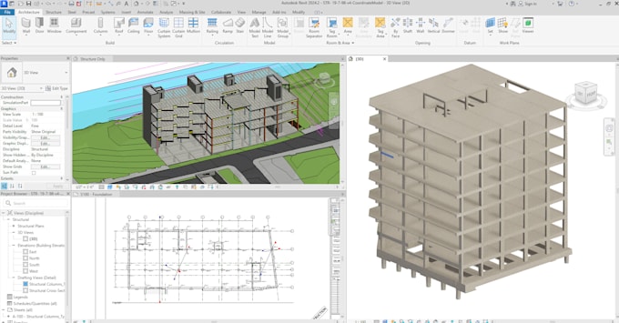 Gig Preview - Be your draftsman for architectural and structural 2d floor plan and 3d models