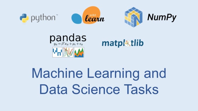 Gig Preview - Do python machine learning and data science projects