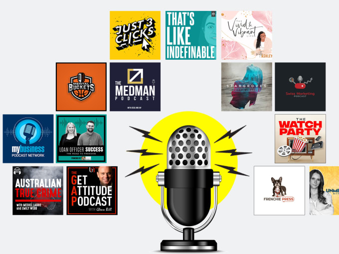 Gig Preview - Design a professional podcast cover