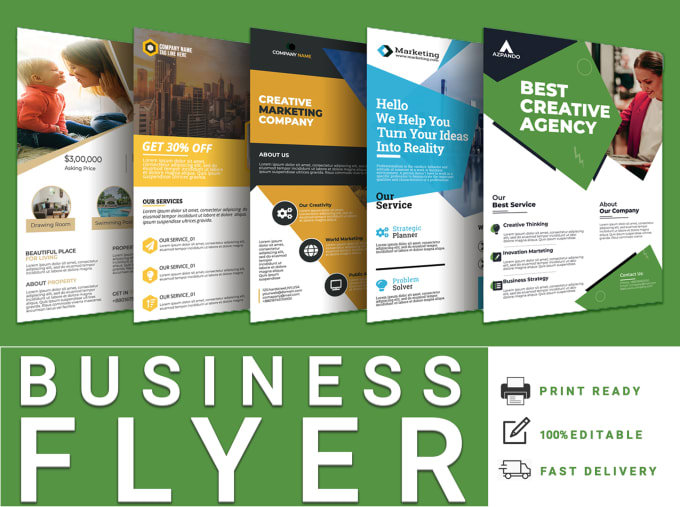 Gig Preview - Design professional business flyers and posters