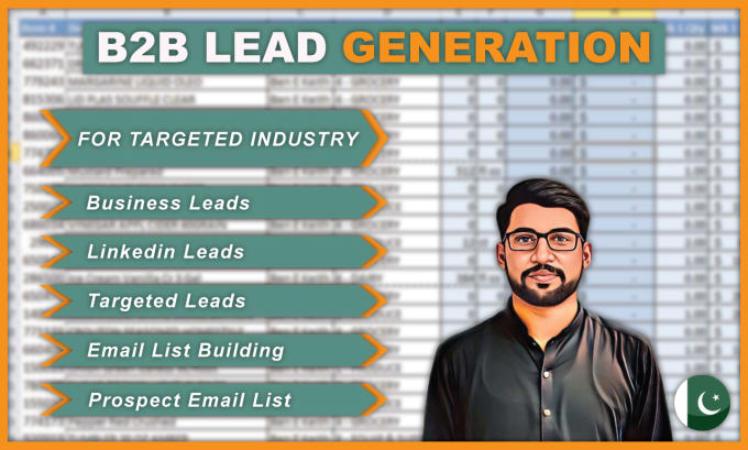 Gig Preview - Do b2b lead generation, linkedin leads , email list building