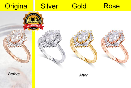 Gig Preview - Do professional jewelry retouch and adobe photoshop editing