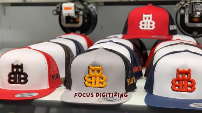 Gig Preview - Digitize any logo in the best quality 3d puff embroidery