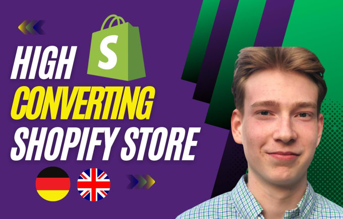 Bestseller - create your german high converting  shopify store and shop