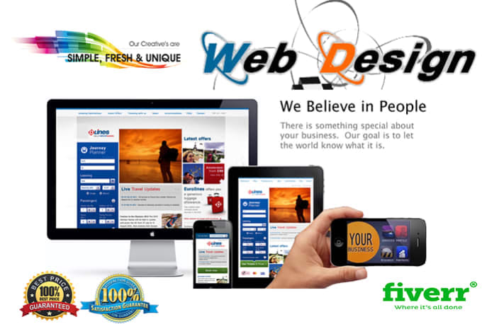 Gig Preview - Design and develop fully responsive website