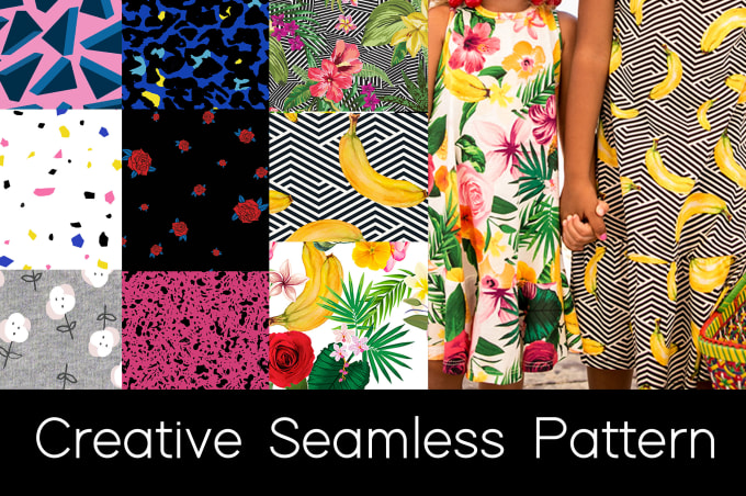 Gig Preview - Design a trendy  seamless pattern for textile and print