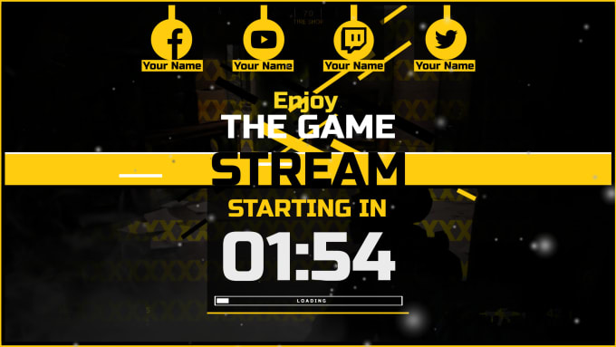 Gig Preview - Create countdown timer for gaming stream