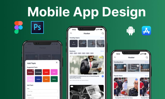 Bestseller - do stunning mobile app UI UX design