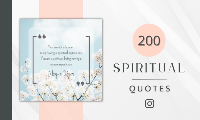 Bestseller - design spiritual quotes for your instagram