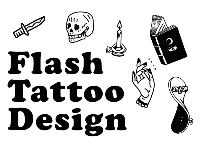 Gig Preview - Create flash tattoo design