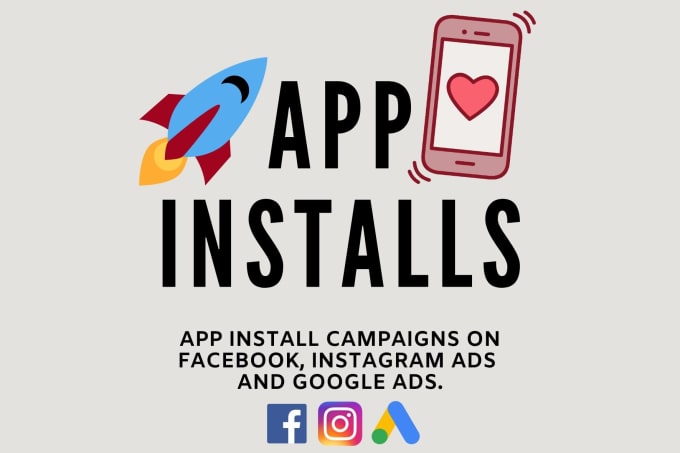 Bestseller - set up app installs campaigns on fb, ig and google ads