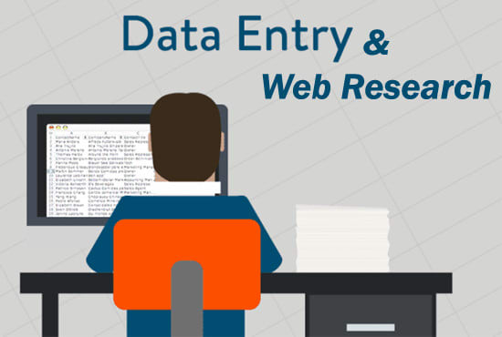 Gig Preview - Do data entry and web research