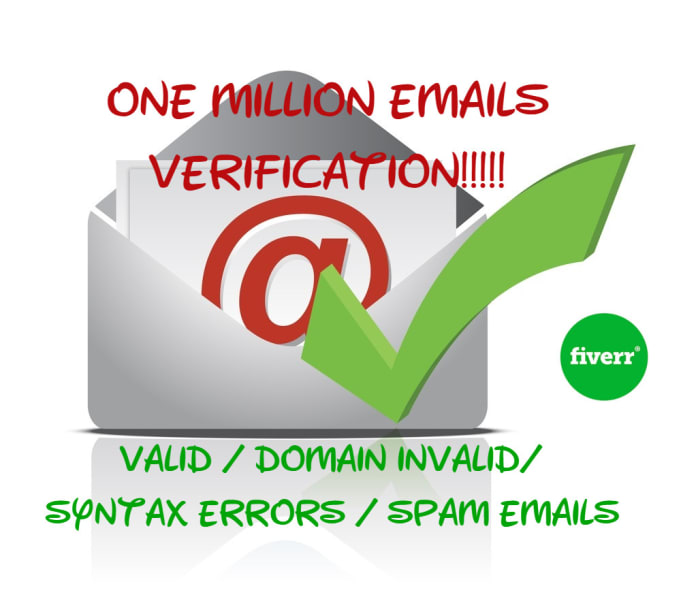 Gig Preview - Do email verification and list cleaning of emails