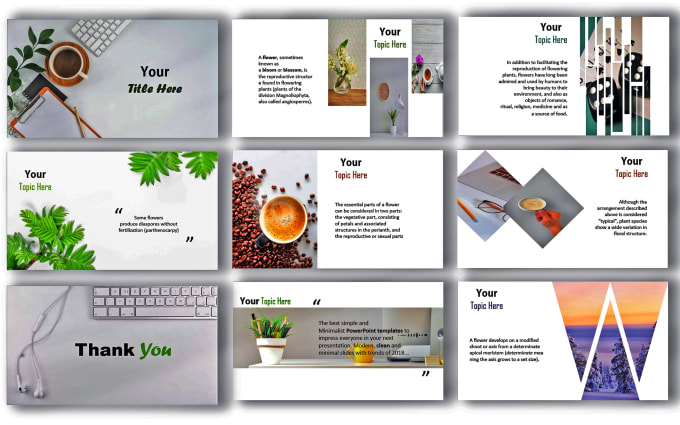 Gig Preview - Design professional and modern powerpoint presentation