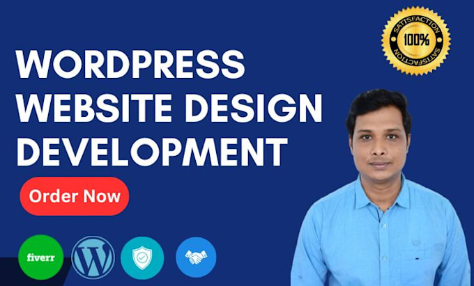 Gig Preview - Design and build a responsive and modern wordpress website