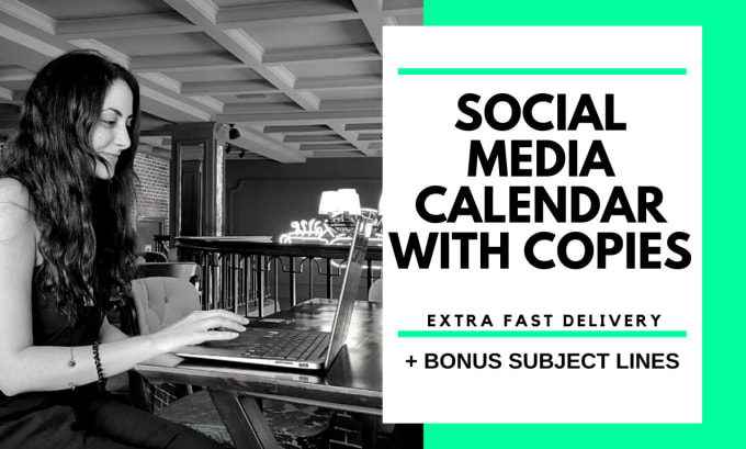 Gig Preview - Create an engaging social media calendar with post captions