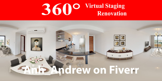 Gig Preview - Do 360 degree virtual staging and renovation