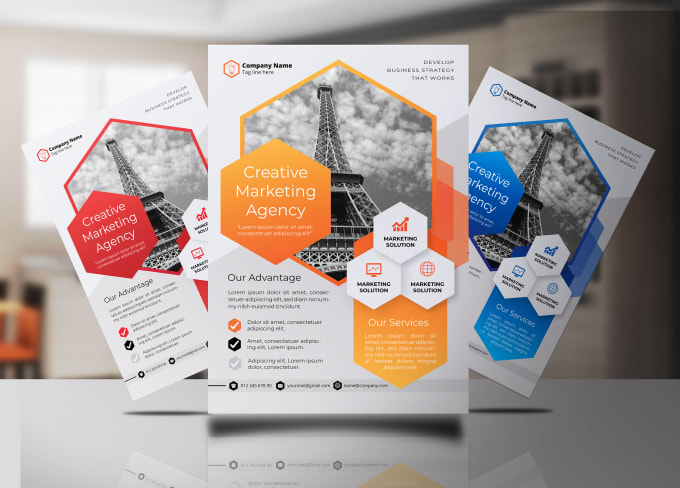 Gig Preview - Design corporate flyer within 12hrs