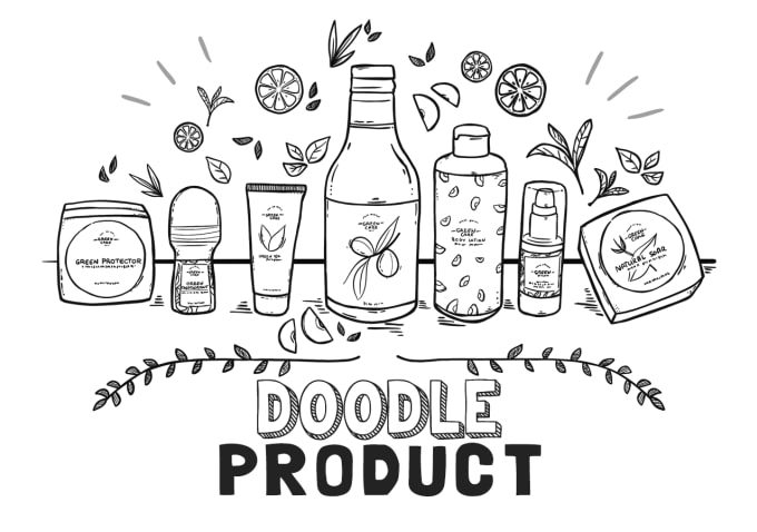 Gig Preview - Turn your product into doodle art illustration