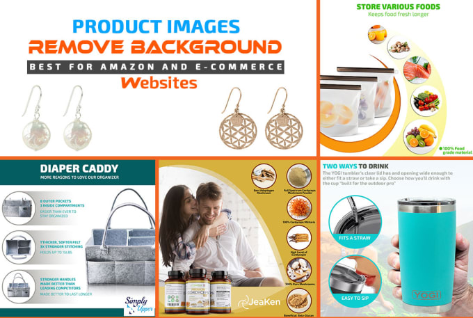 Gig Preview - Do amazon product photography editing and background remove