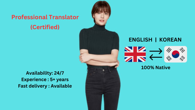 Bestseller - do korean to english translation and vice versa