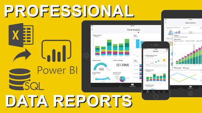 Gig Preview - Create professional power bi dashboards and reports powerbi