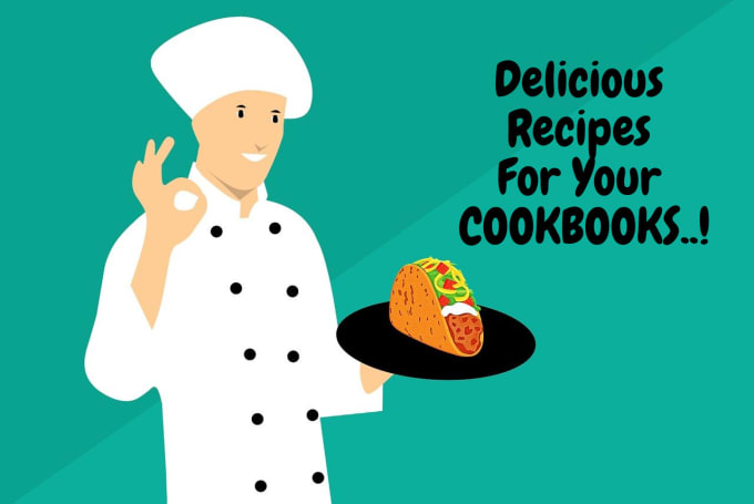 Gig Preview - Write healthy recipes for your cookbooks