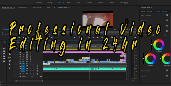 Gig Preview - Edit your videos professionally in 24 hours