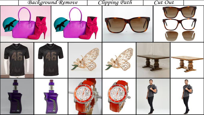 Gig Preview - Do background remove, clipping path, cut out any kind of images