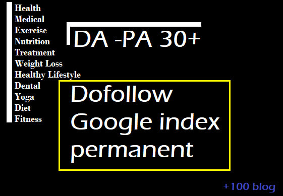 Gig Preview - Do SEO guest post on high da health fitness dental niche