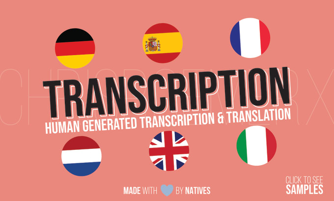 Gig Preview - Deliver german, french, dutch, english transcription