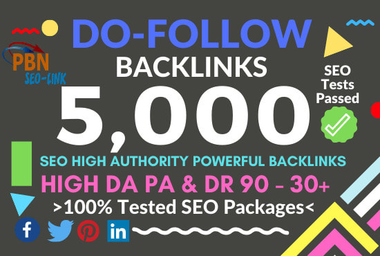 Gig Preview - Build perfect backlinks SEO service quality dofollow links high da pa