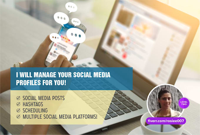 Gig Preview - Be your social media manager