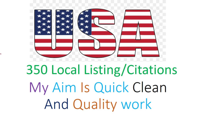 Gig Preview - Do 300 plus seo listings for your USA business