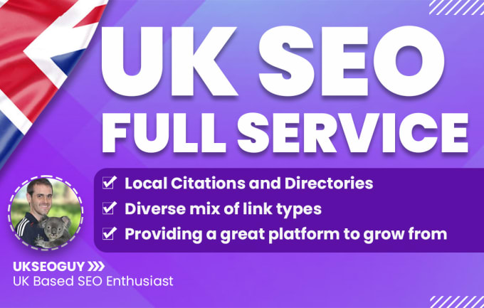 Gig Preview - Provide proven full uk seo service link building citations