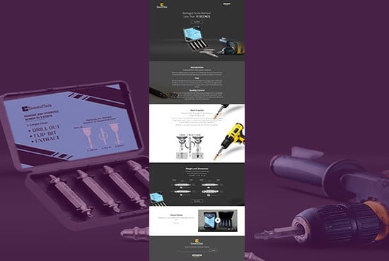 Gig Preview - Design stunning landing page in elementor divi builder