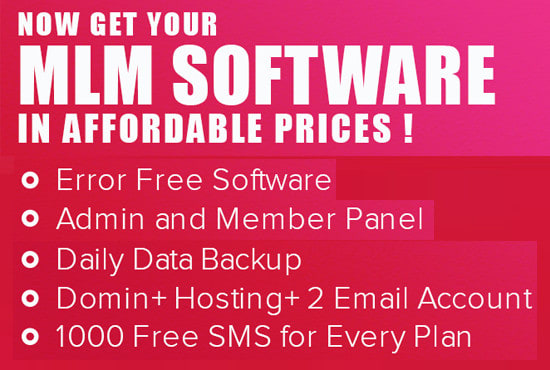 Gig Preview - Providing you with all types of MLM software services