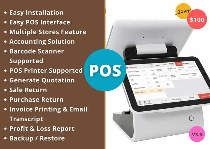 Gig Preview - Do point of sale with stock management system