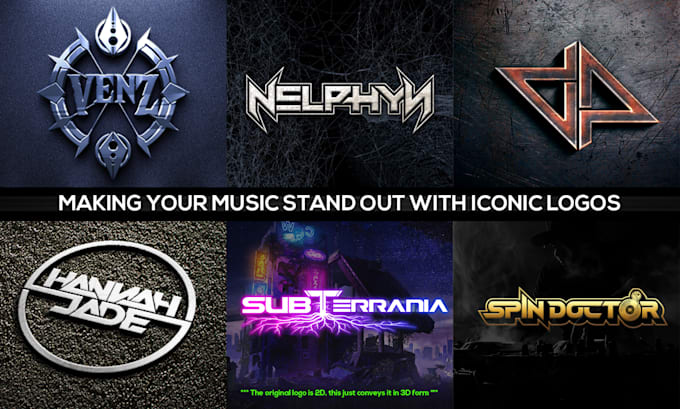 Gig Preview - Create iconic music, dj, studio, podcast and band logo