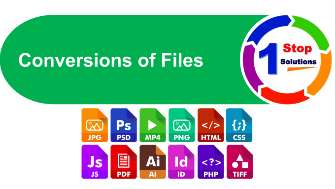 Gig Preview - Do all files conversion to any formats quickly