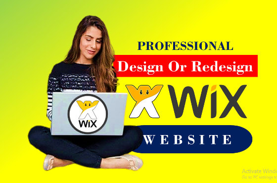 Gig Preview - Create, design or redesign a wix website for your business