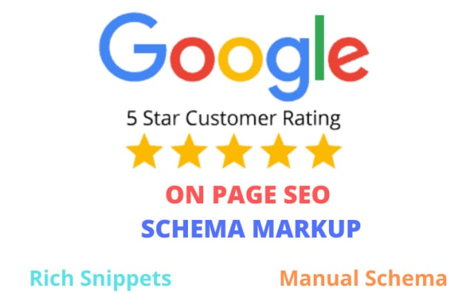 Gig Preview - Create schema markup, rich snippets, google star rating