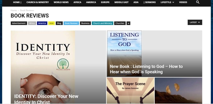 Gig Preview - Promote your christian book on a christian news website or TV