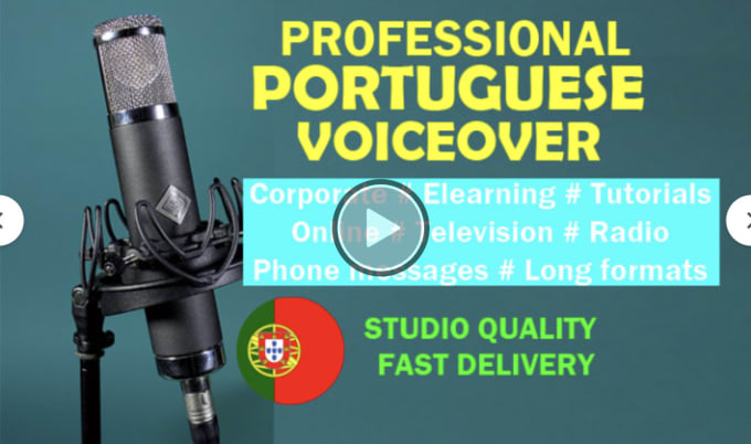 Bestseller - record professional voice overs in portuguese