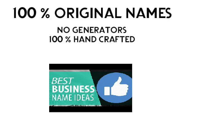 Bestseller - think of 15 original name ideas for your business, brand or service