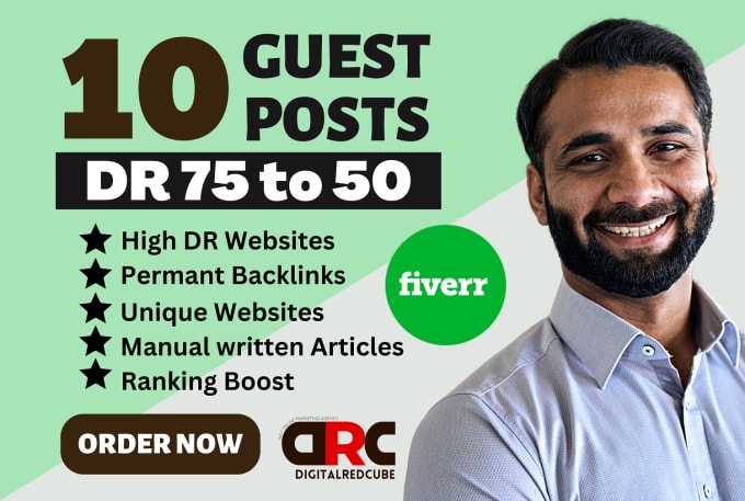 Gig Preview - Provide 10 dofollow guest post on dr 70 plus